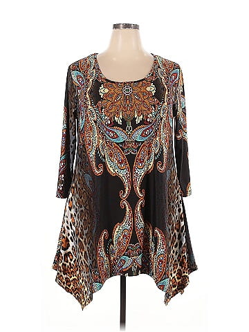 White Mark 3/4 Sleeve Blouse (view 1)