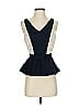 Robert Rodriguez Color Block Black Blue Sleeveless Blouse Size 2 - photo 1