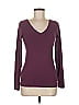 Gap Body Burgundy Long Sleeve T-Shirt Size M - photo 1
