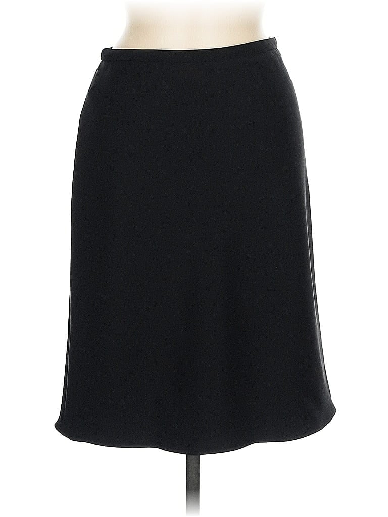 Arden B. Solid Black Formal Skirt Size 6 - photo 1