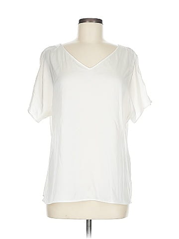 Quince Short Sleeve Silk Top (view 1)