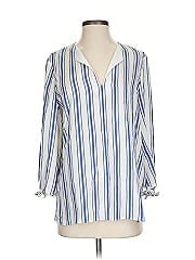 Lafayette 148 New York 3/4 Sleeve Silk Top
