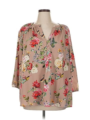eShakti 3/4 Sleeve Blouse (view 1)