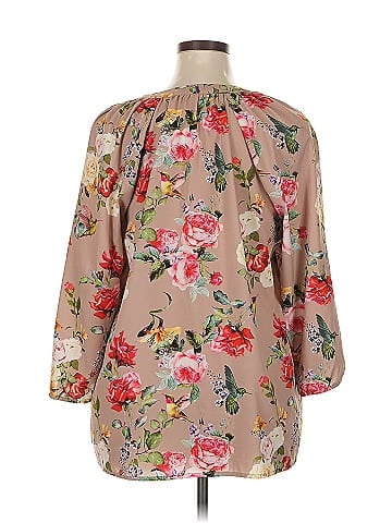 eShakti 3/4 Sleeve Blouse (view 2)