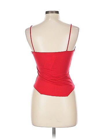 Jasmine Red Lace Top with Spaghetti Straps (view 2)