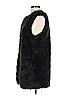 Scoop Black Faux Fur Vest Size M - photo 5
