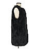 Scoop Black Faux Fur Vest Size M - photo 4