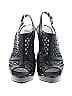 Prada 100% Leather Black Heels Size EU 39 - photo 2