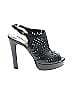 Prada 100% Leather Black Heels Size EU 39 - photo 1