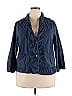 XCVI Blue Blazer Size 2X - photo 1