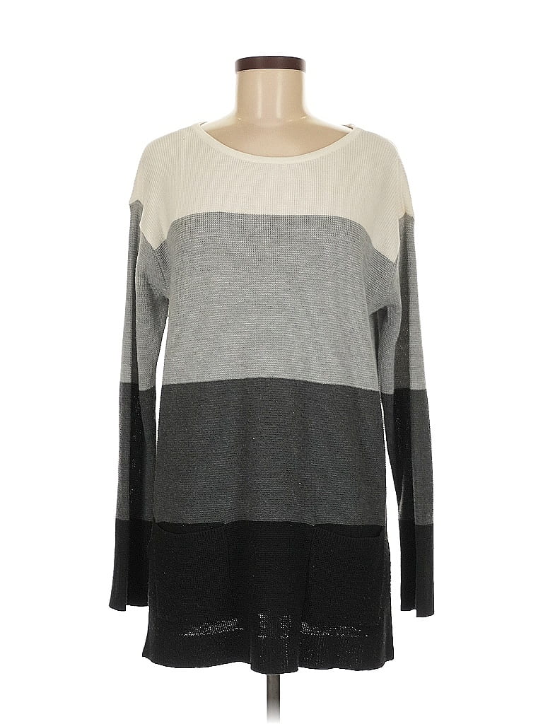 Pre-owned Vince Camuto Pullover Sweater In Gray