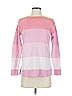 T by Talbots 100% Cotton Color Block Pink Pullover Sweater Size XS - photo 1