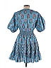 Saylor Paisley Blue Cocktail Dress Size L - photo 2
