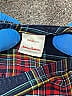 Hanna Andersson 100% Cotton Plaid Blue Dress Size 5 - photo 3