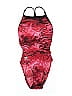 Speedo Graphic Red One Piece Swimsuit Size XXS - photo 1