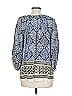 Karen Kane 100% Viscose Blue 3/4 Sleeve Blouse Size L - photo 2