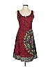 Desigual Paisley Burgundy Cocktail Dress Size M - photo 1