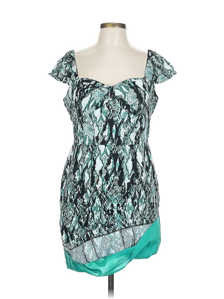 Pre-owned Marc New York Andrew Marc Cocktail Dress In Blue