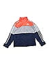 Adidas 100% Polyester Color Block Blue Track Jacket Size 3T - photo 1