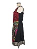 Desigual Paisley Burgundy Cocktail Dress Size M - photo 4