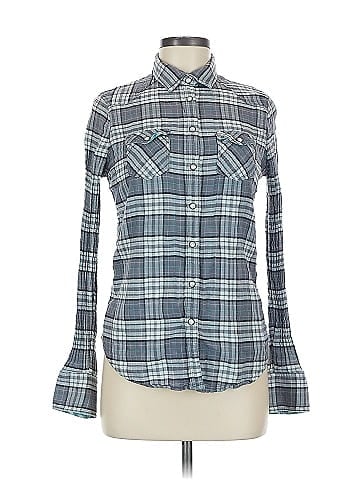 American Eagle Outfitters Long Sleeve Button-Down Shirt (view 1)