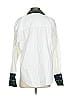 Classiques Entier 100% Cotton Color Block White Long Sleeve Button-Down Shirt Size S - photo 2