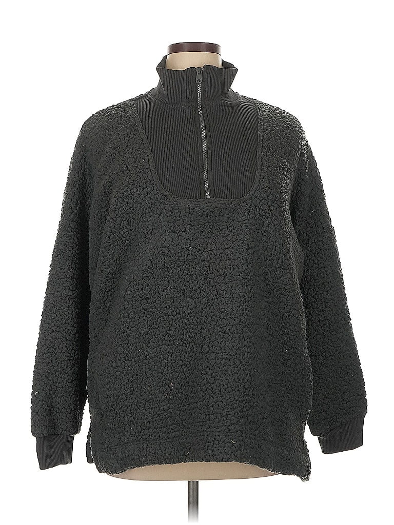 Pre-owned Aerie Pullover Sweater In Gray