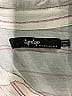 Topshop 100% Viscose Stripes Ivory Red Long Sleeve Button-Down Shirt Size XL - photo 7
