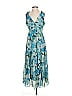 Taylor Tropical Blue Casual Dress Size 4 - photo 1