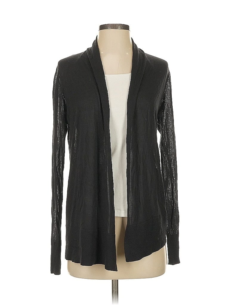 Pre-owned Ann Taylor Cardigan Sweater In Black