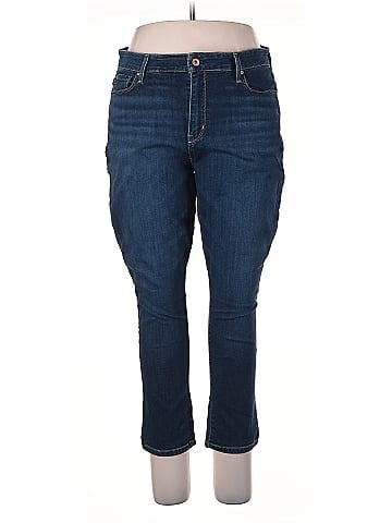 Levi Strauss Signature Blue Mid-Rise Slim Fit Jeans (view 1)