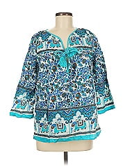 Calypso St. Barth 3/4 Sleeve Blouse