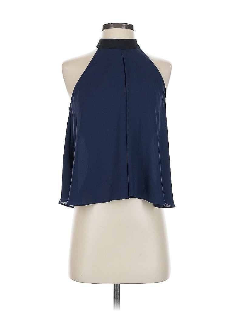 Pre-owned Bcbgeneration Sleeveless Blouse In Blue