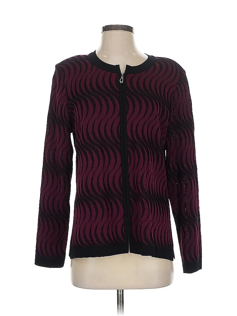 misook 100% Acrylic Burgundy Cardigan Size S - photo 1