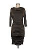 David Meister Metallic Brown Cocktail Dress Size 8 - photo 1