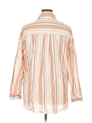 White Birch 3/4 Sleeve Button-Down Shirt (view 2)