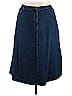 Roaman's 100% Cotton Blue Denim Skirt Size 18 - photo 1
