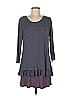 LOGO by Lori Goldstein Gray 3/4 Sleeve Top Size M - photo 1