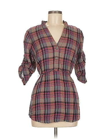 Odille 3/4 Sleeve Button-Down Shirt (view 1)