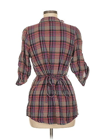 Odille 3/4 Sleeve Button-Down Shirt (view 2)
