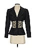 Kay Unger Paisley Black Blazer Size 2 - photo 1