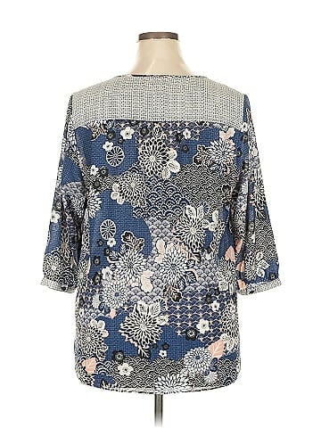 Not Your Daughter's Jeans 3/4 Sleeve Blouse (view 2)