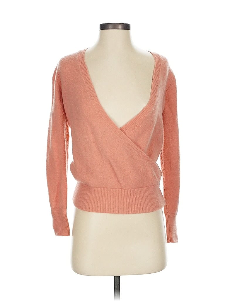 Pre-owned Madewell Cardigan Sweater In Orange