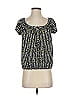Max Studio Blue Short Sleeve Blouse Size XS - photo 1