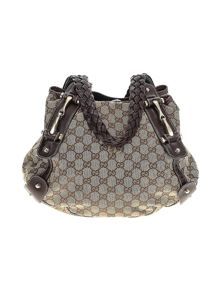 Gucci 100% Canvas Gray Brown Monogram Small Pelham Shoulder Bag One size - photo 1