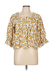 Cupcakes & Cashmere 3/4 Sleeve Blouse