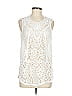 Tiny Ivory Sleeveless Blouse Size M - photo 1