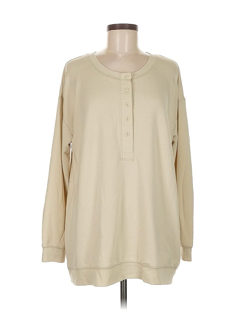 Pre-owned Isabel Long Sleeve Blouse In Brown