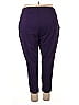 LIVI Solid Purple Casual Pants Size 18 - photo 2