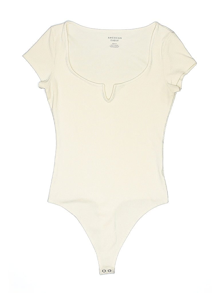 Pre-owned American Eagle Outfitters Bodysuit In White